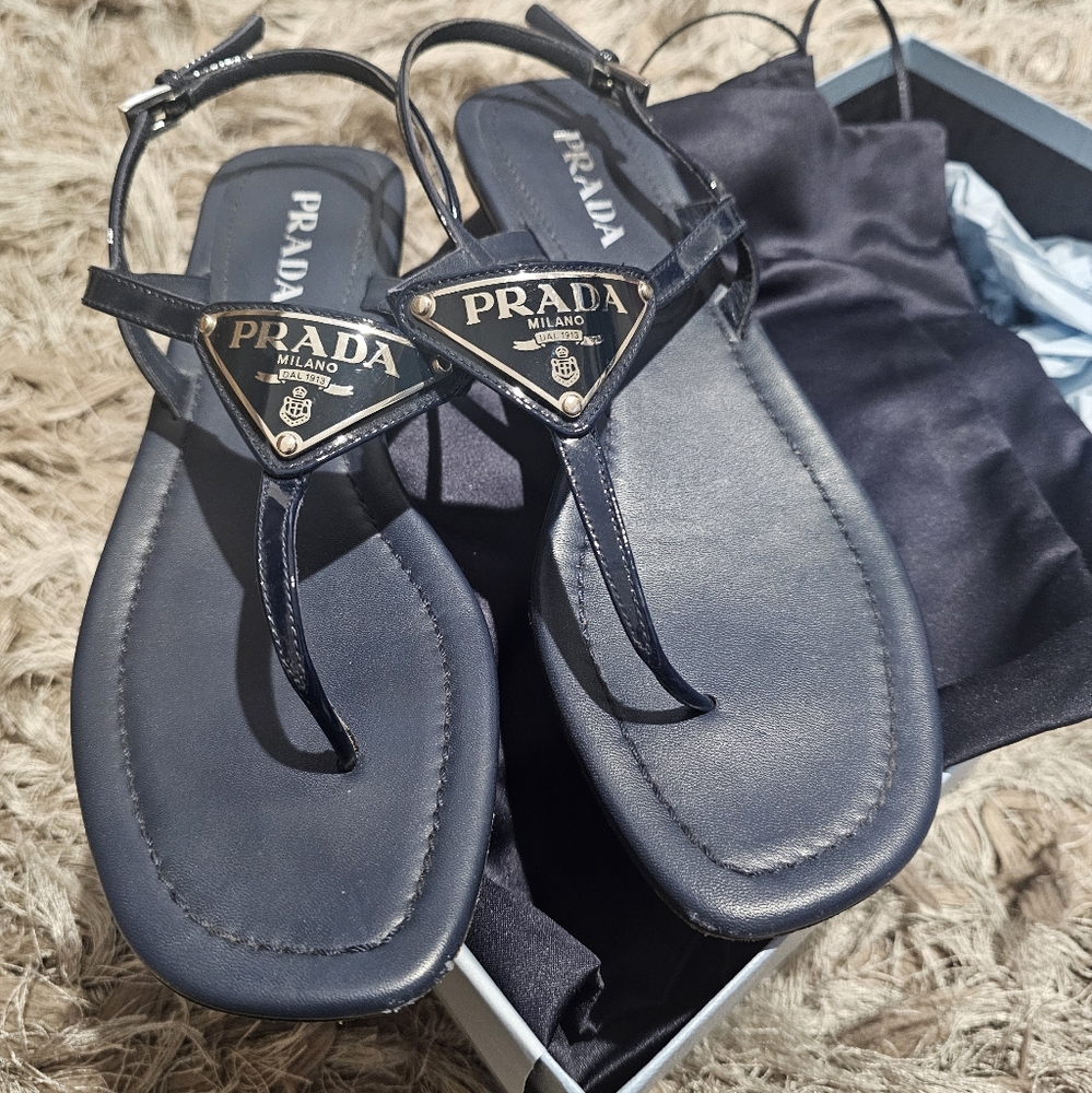 Prada Royal Strappy Sandals